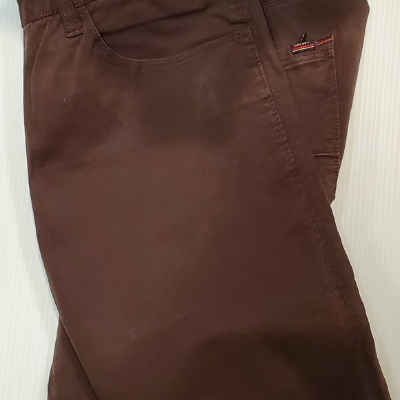 Halsey Brown Jean Cotton Twill - Picture 1 of 2
